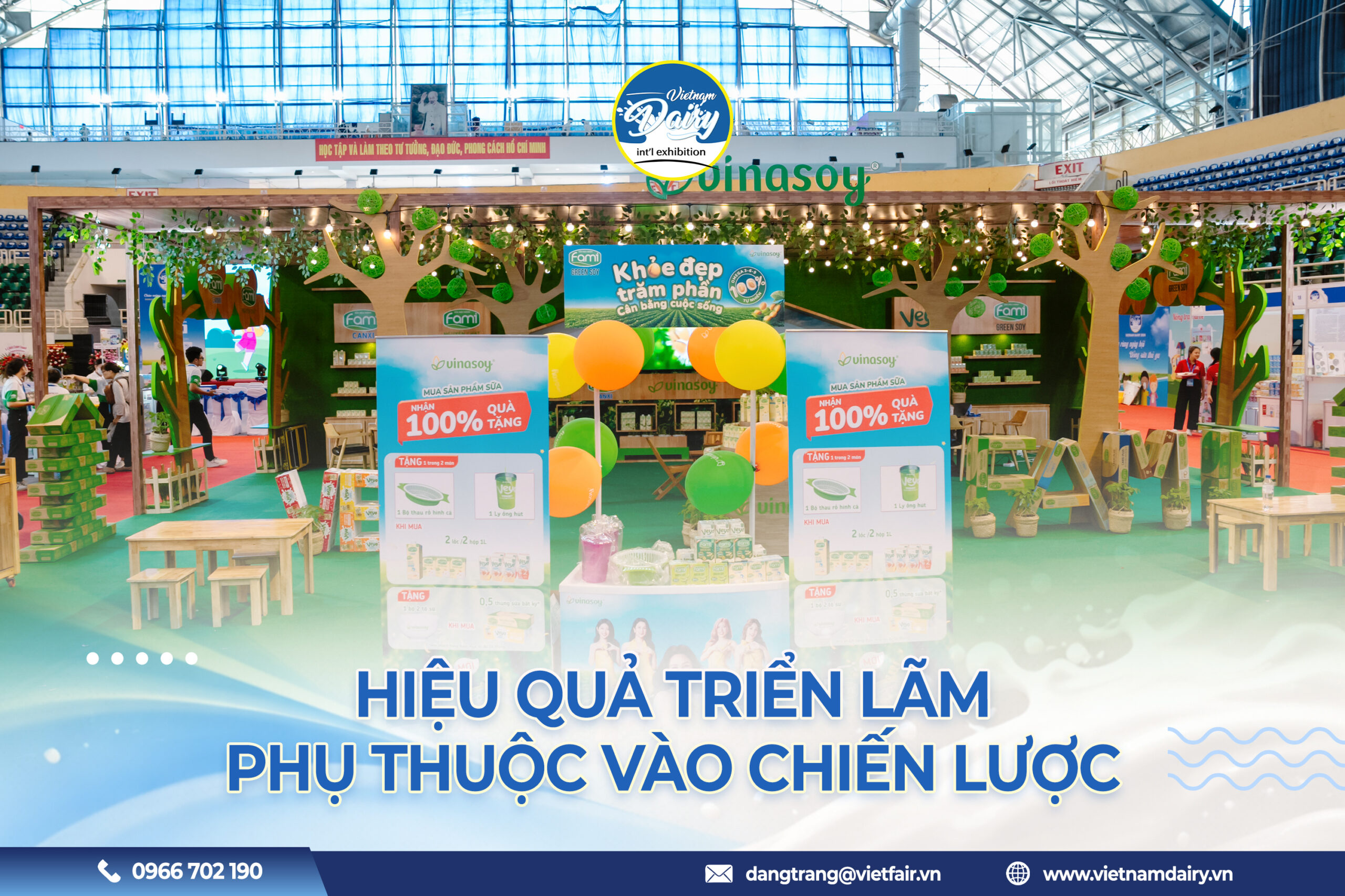 Chiến lược hiệu quả khi tham gia triển lãm ngành sữa