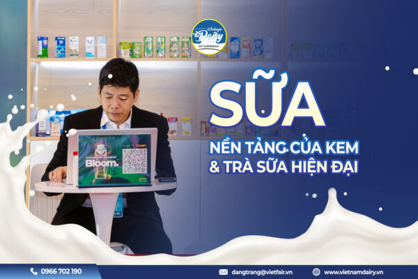 Ngành sữa hỗ trợ phát triển kem và trà sữa Việt Nam