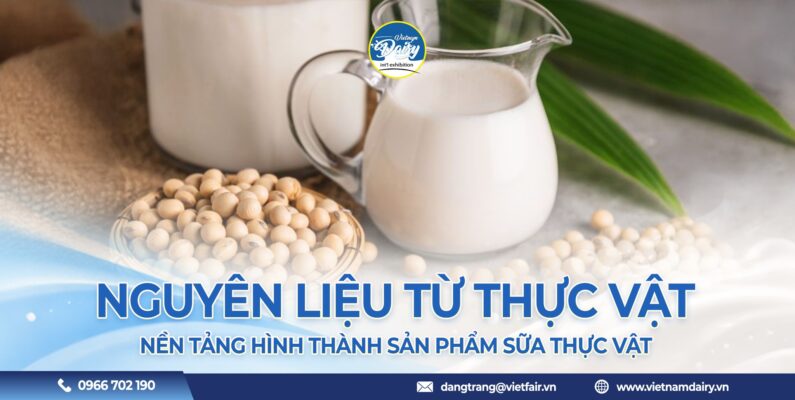Dây chuyền sản xuất sữa thực vật và gian hàng Vinasoy tại Vietnam Dairy Expo 2026