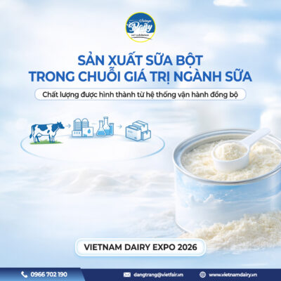 sản xuất sữa bột