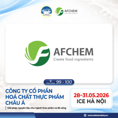 Không gian trưng bày các giải pháp nguyên liệu thực phẩm trọn gói từ AFCHEM.