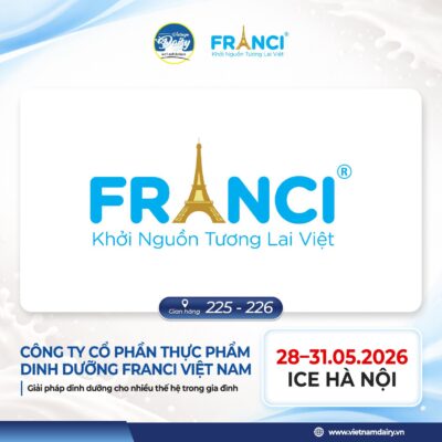 Đa dạng các dòng sản phẩm dinh dưỡng cao cấp từ Công ty Cổ phần Thực phẩm Dinh dưỡng Franci Việt Nam.