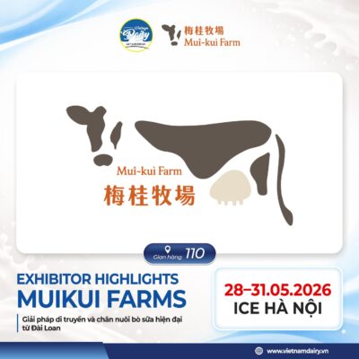 Giải pháp di truyền giống và công nghệ quản lý trang trại bò sữa hiện đại từ Muikui Farms.